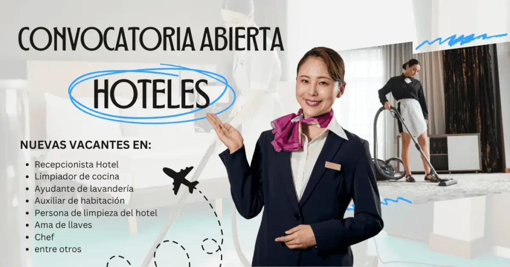 🏨✨ ÚNETE A HOTELES✨🧹