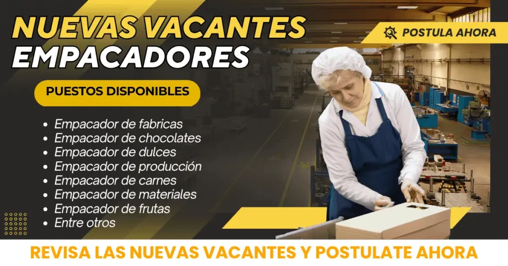 📦💪 ÚNETE A EMPACADORES: EMPACA CALIDAD💛🚀