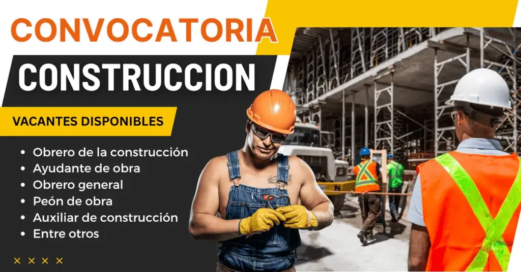 🏗️ ÚNETE A CONSTRUCCIÓN 🌇💪